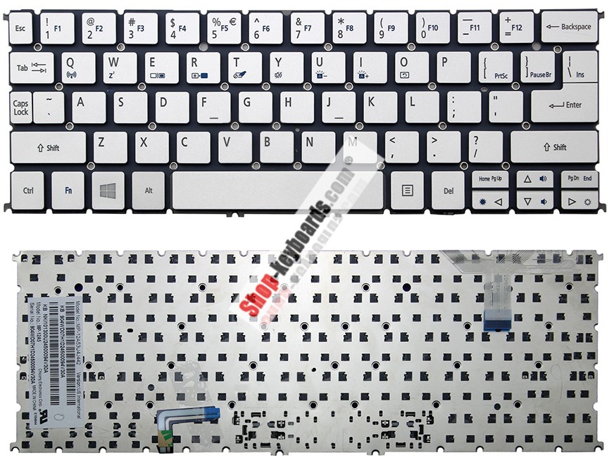 Acer Aspire S7-191-6859/i5-3317U Keyboard replacement