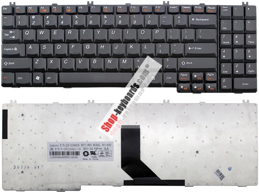Lenovo IdeaPad B550 Keyboard replacement