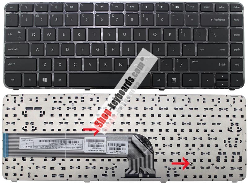 HP 676650-D61  Keyboard replacement