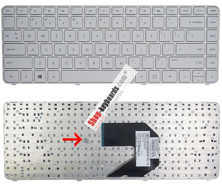 HP 673608-BG1 Keyboard replacement