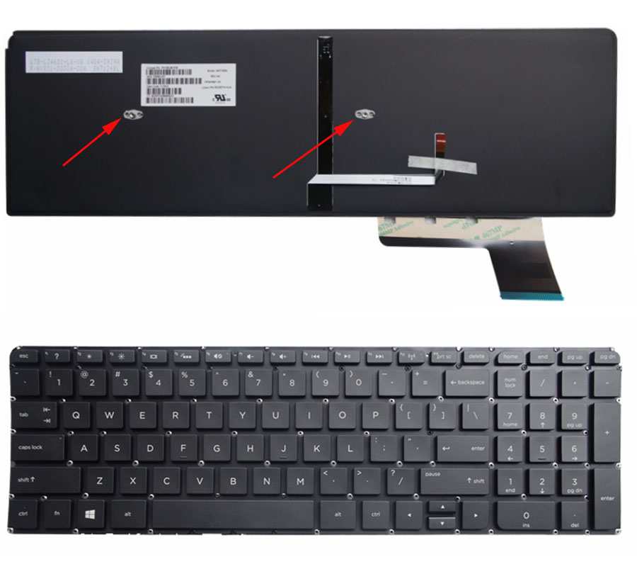 HP 725450-B31 Keyboard replacement