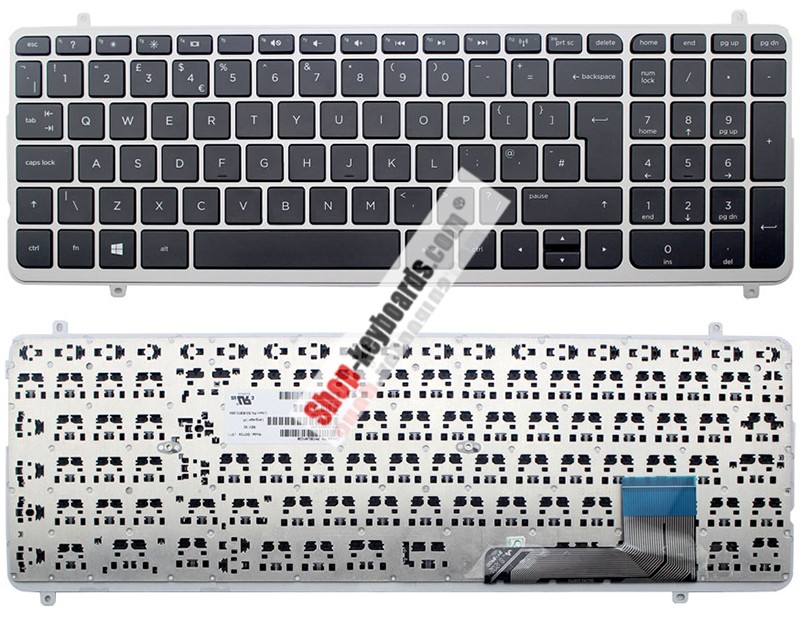 HP PK130UM2F00 Keyboard replacement