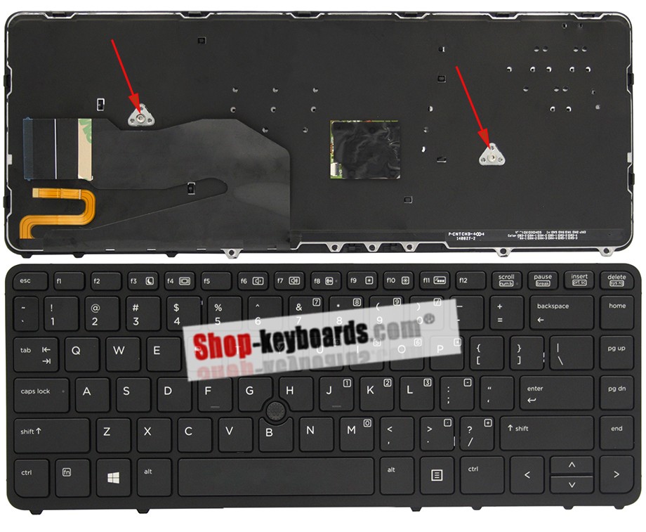 HP 9Z.N9JBV.20U Keyboard replacement