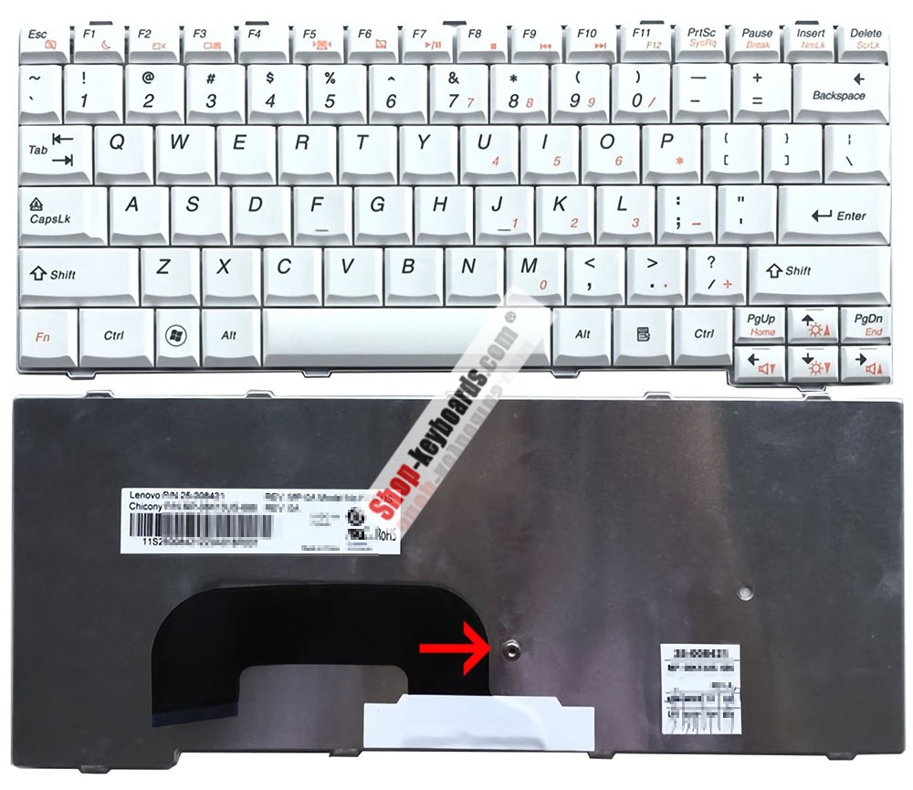 Lenovo MP-08K10J0-6861 Keyboard replacement