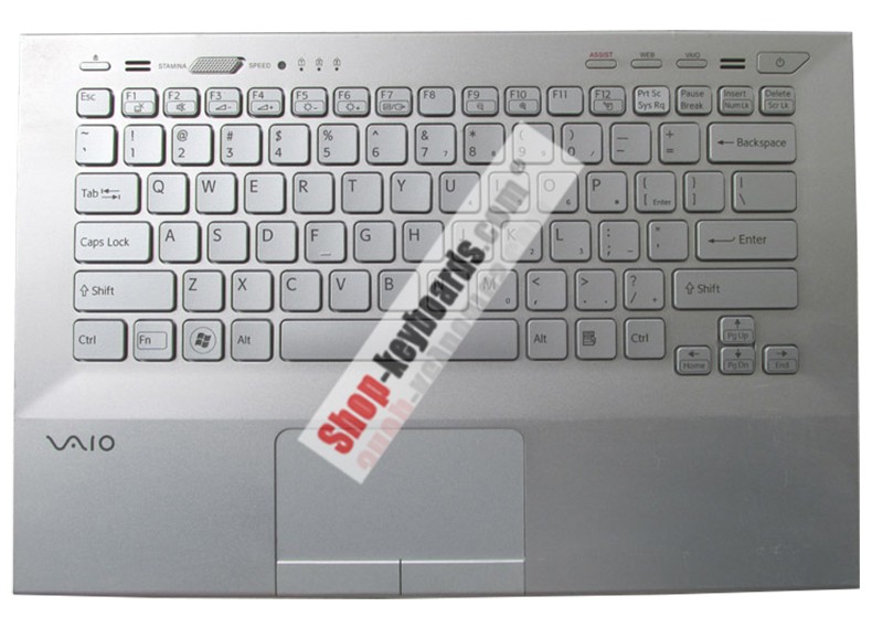 Sony 9Z.N6BBF.00U Keyboard replacement