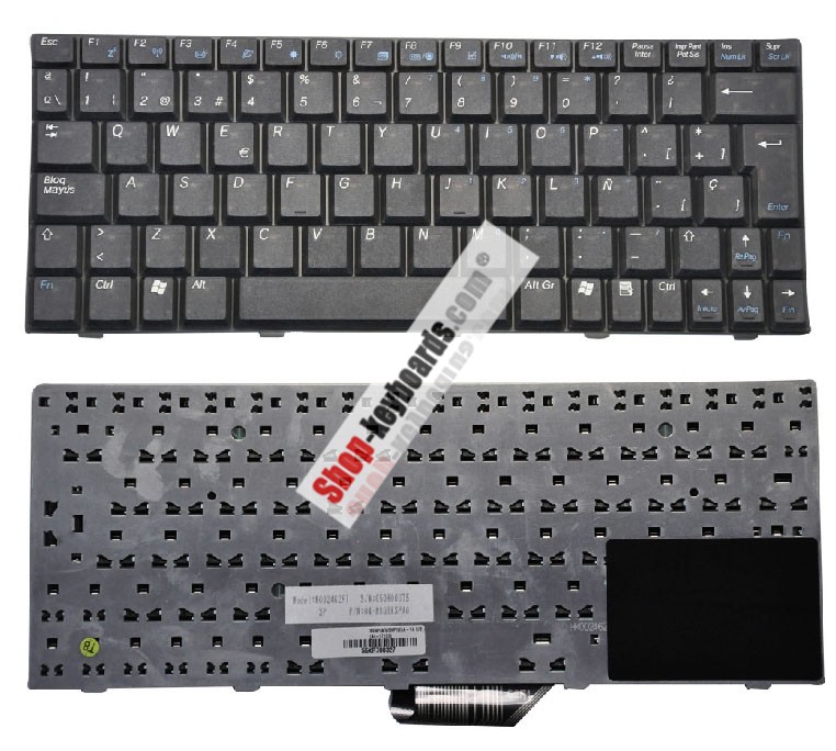 Asus 04-NBQ1KDENO Keyboard replacement
