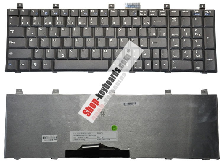 MSI 0636002008M Keyboard replacement