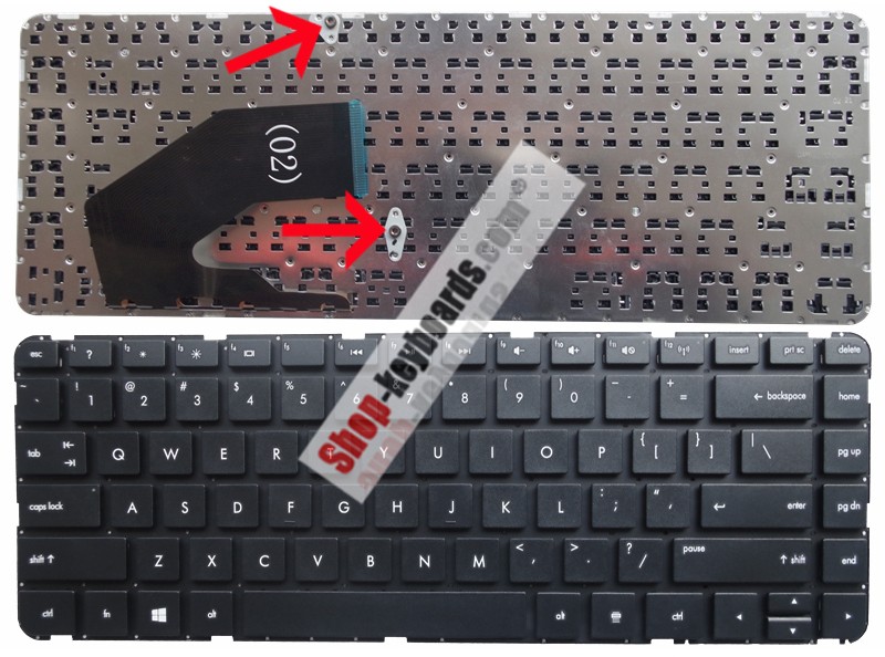 HP 698084-DB1 Keyboard replacement