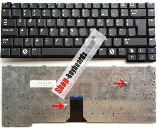 Samsung CNBA5901587BB7NE9CS4195 Keyboard replacement