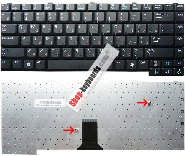 Samsung NP-R50 Keyboard replacement