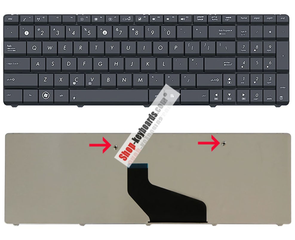 Asus X54C-BBK3 Keyboard replacement