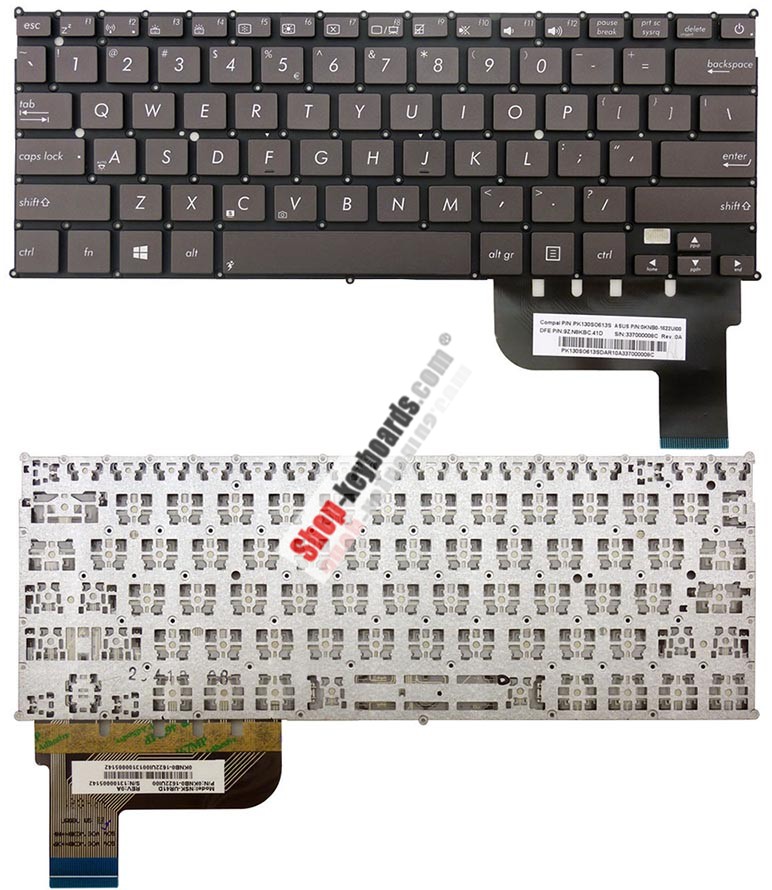 Asus 9Z.N8KBC.41D Keyboard replacement