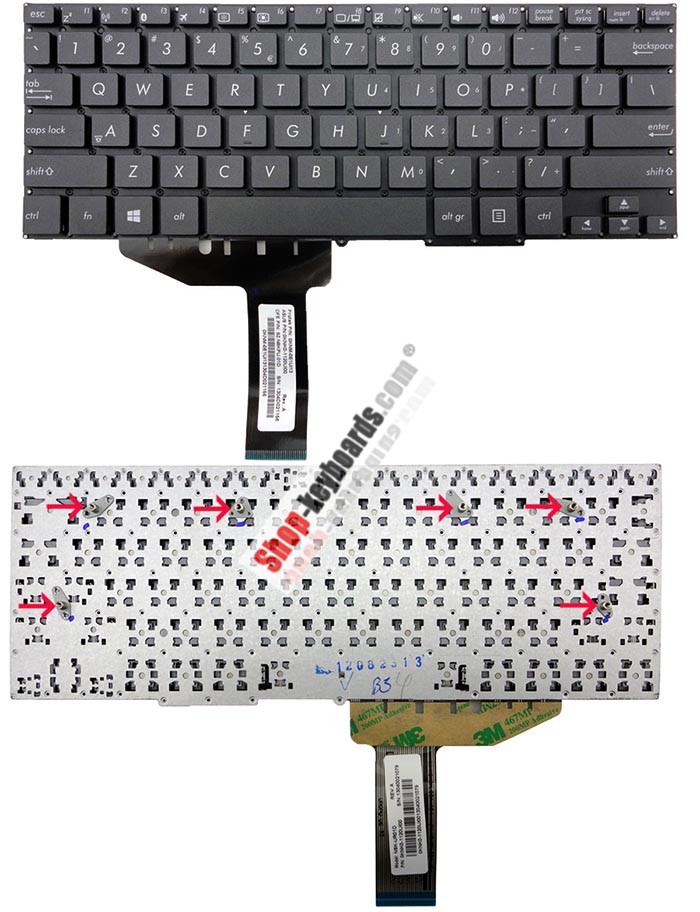 Asus NSK-UR01D Keyboard replacement