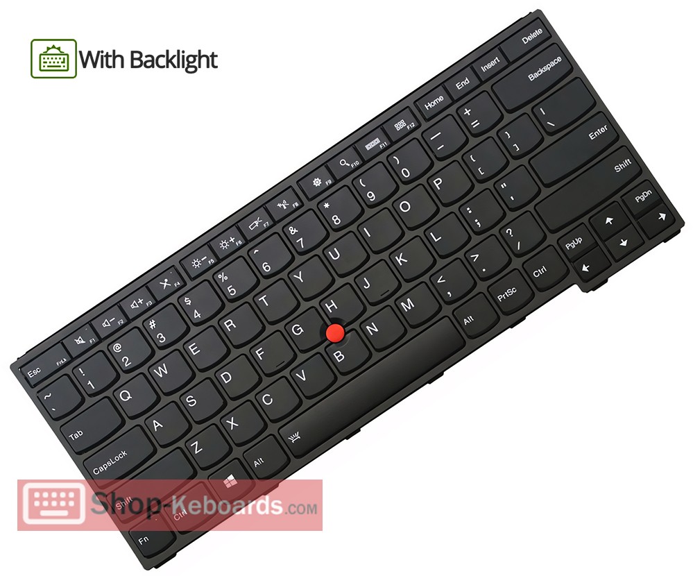 Lenovo MP-14A86D0J4421A Keyboard replacement