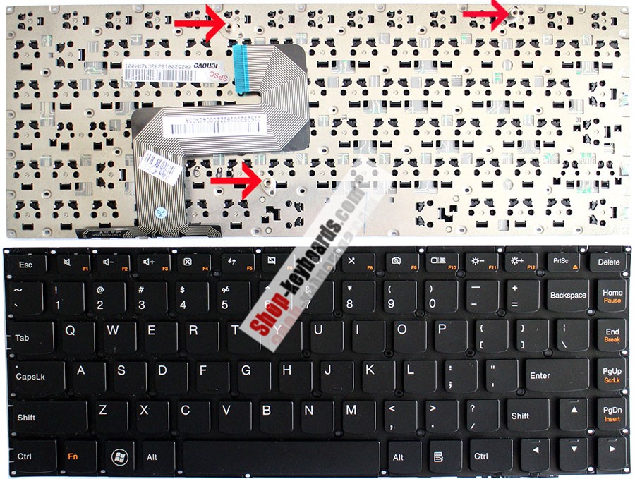 Lenovo IDEAPAD U400 Keyboard replacement