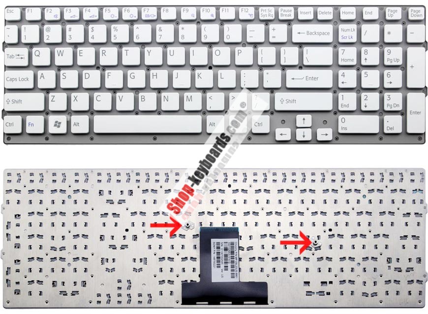 Sony VAIO VPC-EB4LFX  Keyboard replacement