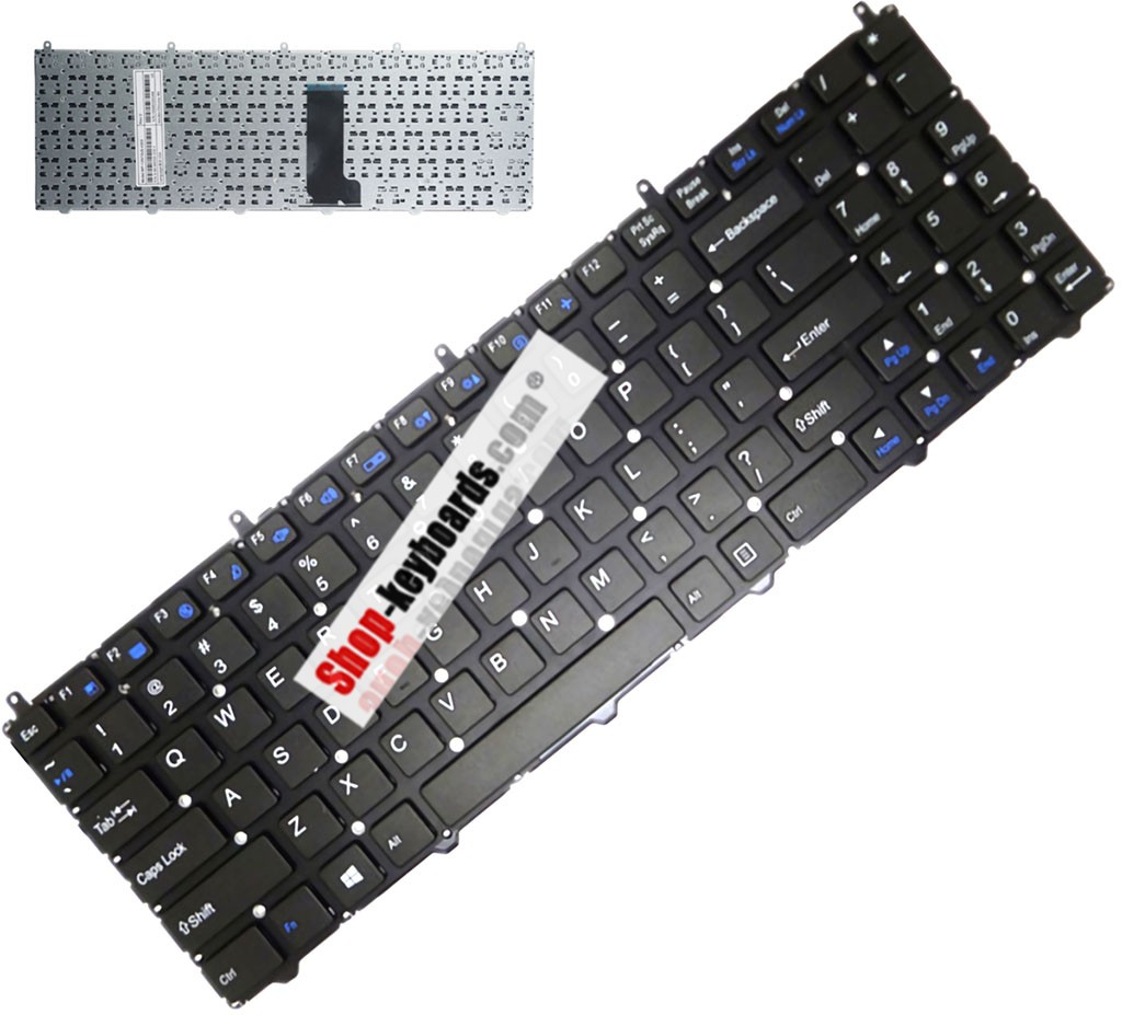 Clevo W665SZ Keyboard replacement
