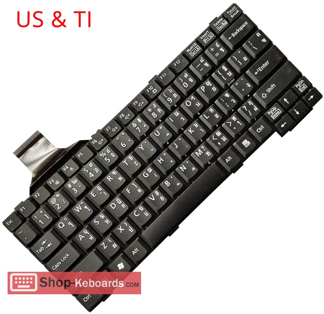 Fujitsu K032533O1 Keyboard replacement