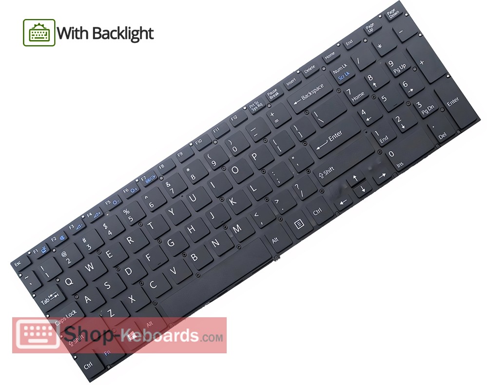 Sony 9Z.NAEBQ.00S Keyboard replacement
