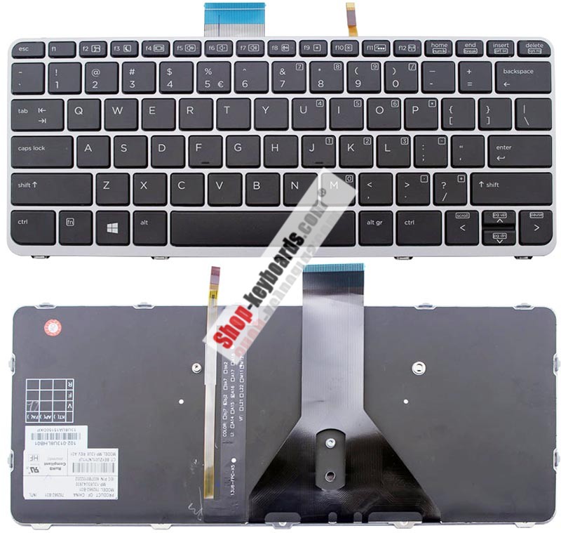 HP EliteBook Folio 1020 G0 Keyboard replacement