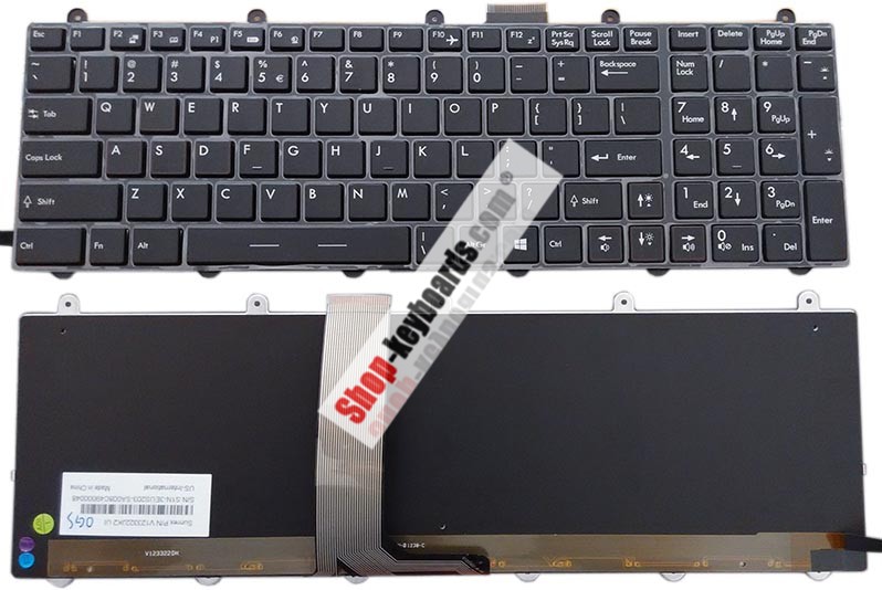 MSI S1N-3EUS203-SA0 Keyboard replacement