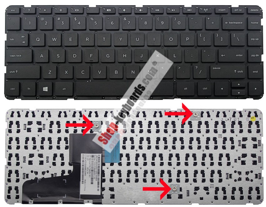 HP PAVILION 14-F023CL  Keyboard replacement
