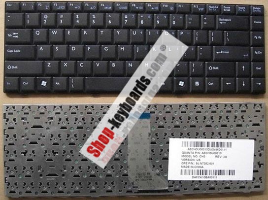 BenQ JoyBook S73E Keyboard replacement