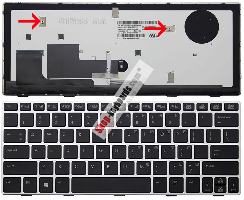 HP 90.4XF07.L0E Keyboard replacement