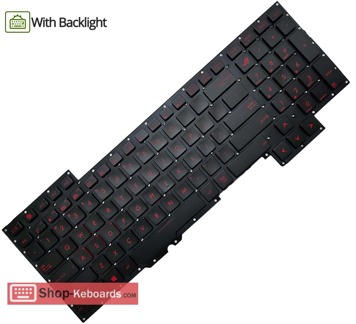 Asus ROG G751JY Keyboard replacement