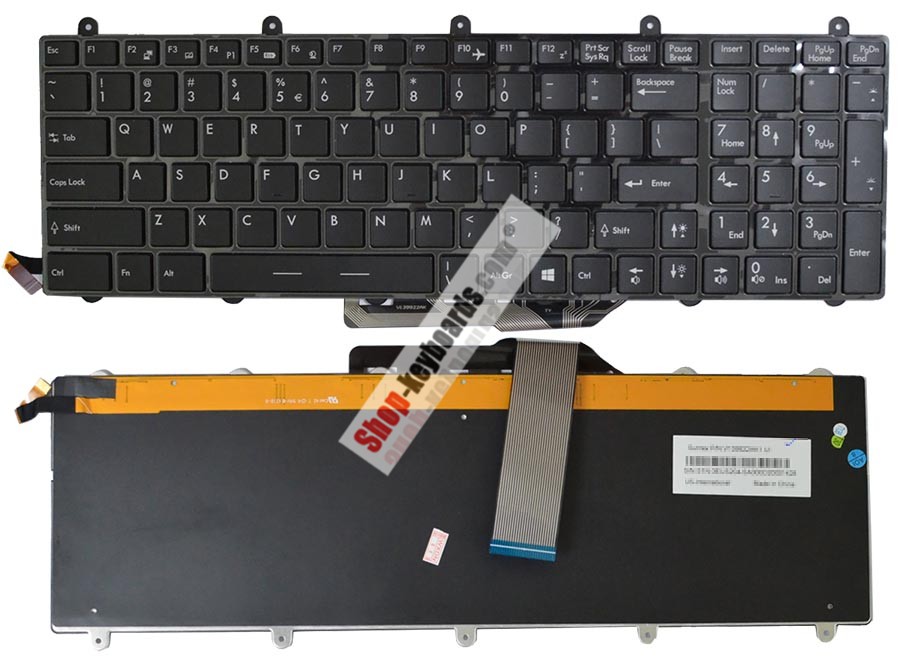 MSI S1N-3EUS2Y1-SA0 Keyboard replacement