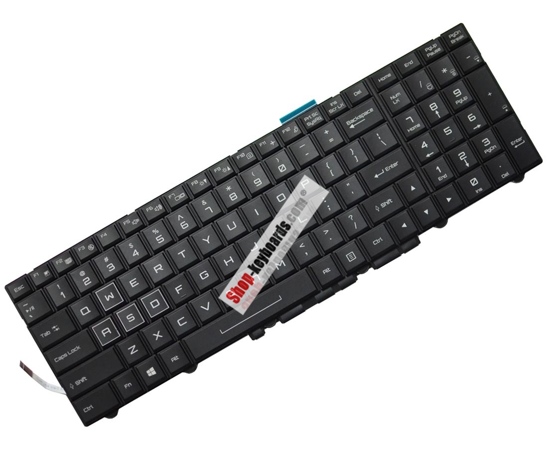 Clevo P870x Keyboard replacement