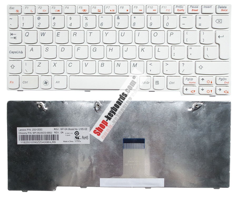 Lenovo IdeaPad S100 Keyboard replacement