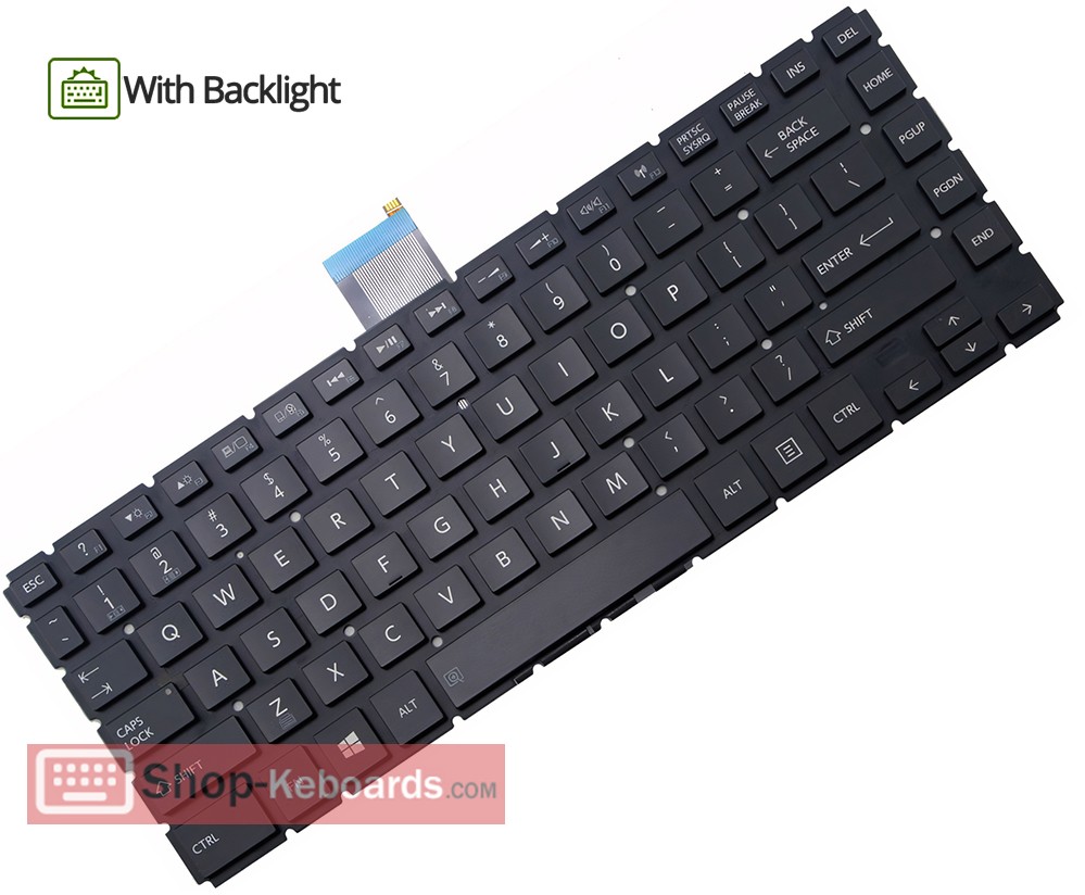Toshiba 9Z.NBFSV.10U Keyboard replacement