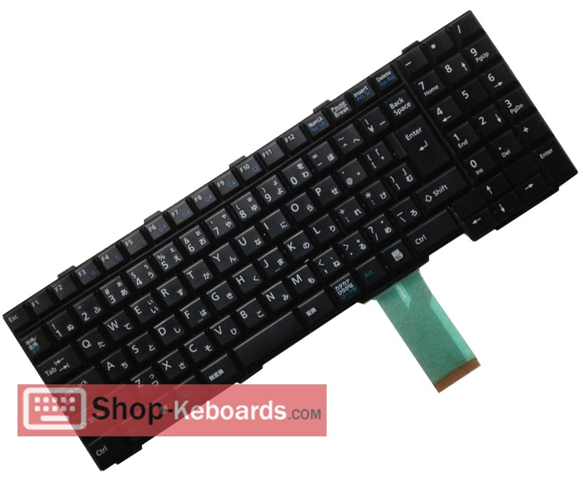 Fujitsu MP-08F90J06D85 Keyboard replacement