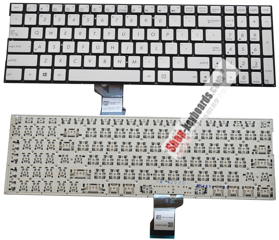 Asus 9Z.N8SBQ.T0G Keyboard replacement
