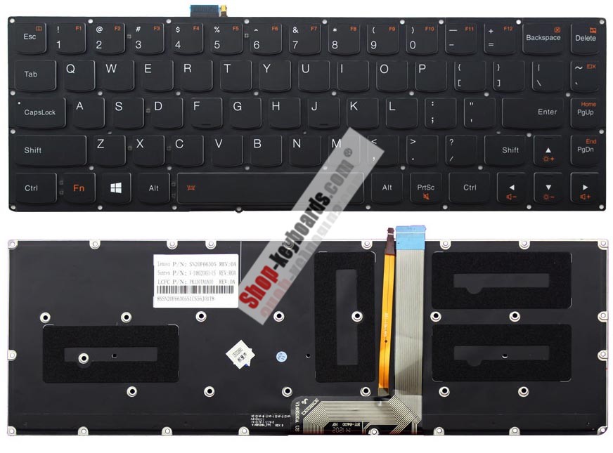 Lenovo Yoga 3 Pro-1370 Type 80HE Keyboard replacement