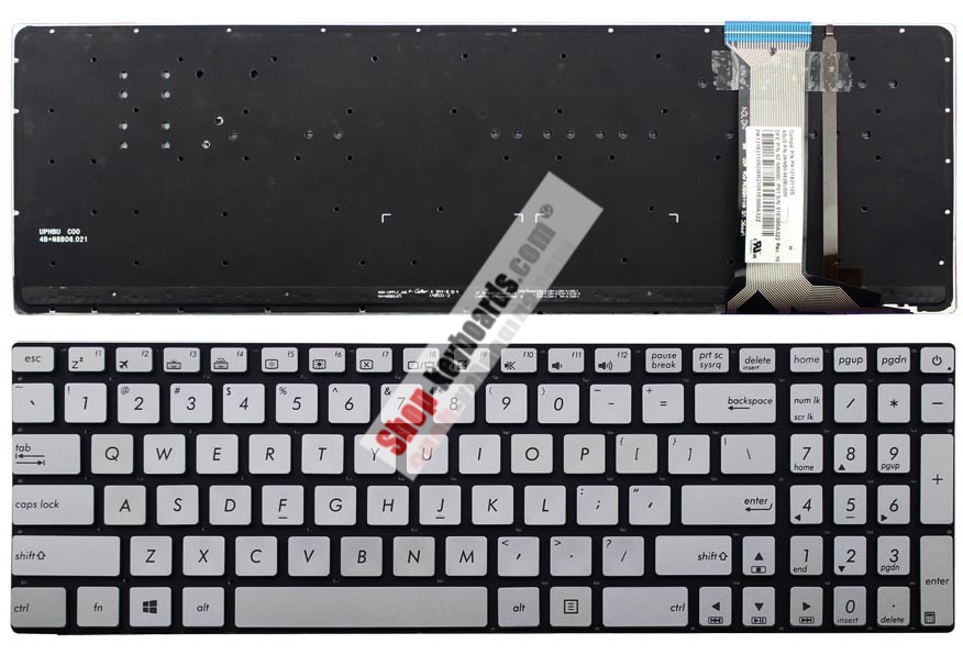 Asus N551JW4200 Keyboard replacement