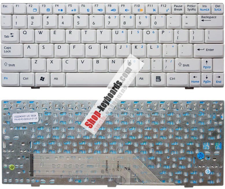 MSI Wind U101B Keyboard replacement