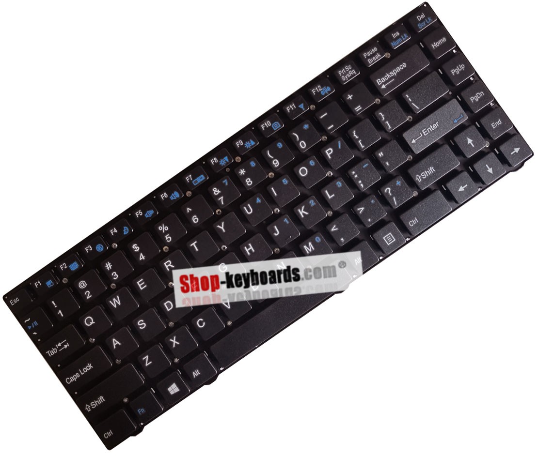 Clevo MP-10F86LA-4303W Keyboard replacement
