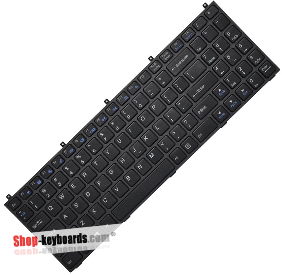 Clevo W255HPW Keyboard replacement