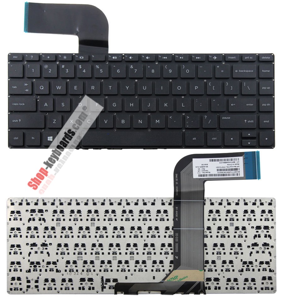 HP 2B-08520Q101 Keyboard replacement