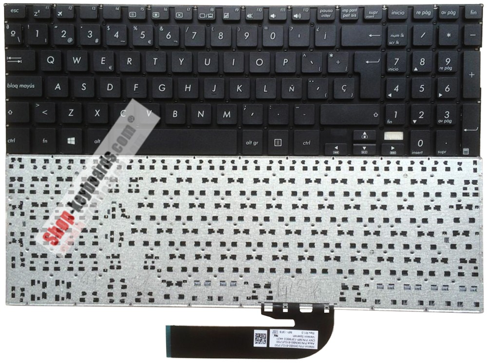 Asus MP-13F86E04421 Keyboard replacement