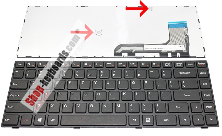 Lenovo 100-14IBY Keyboard replacement