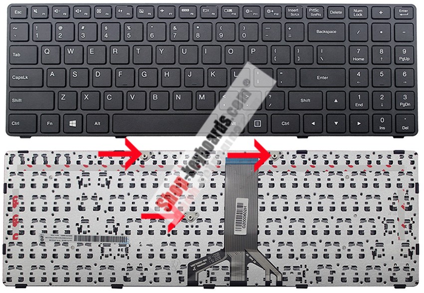 Lenovo Ideapad 100 Keyboard replacement