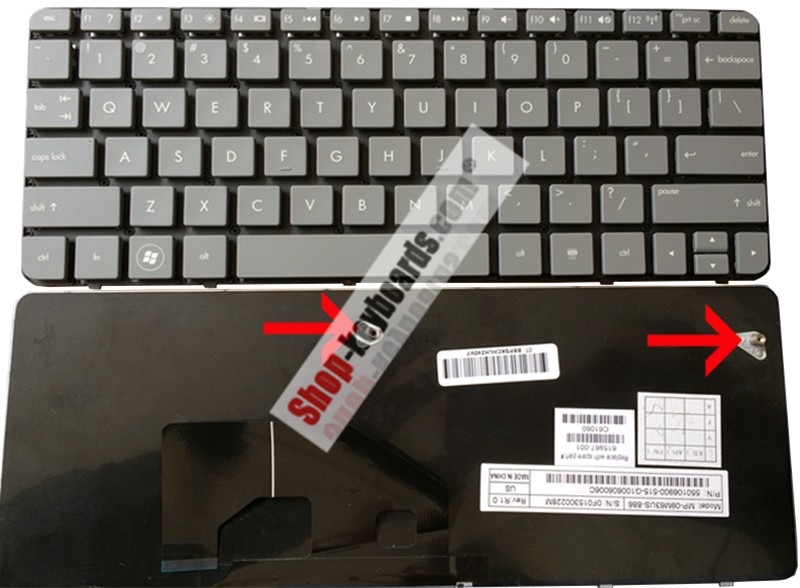 HP 615967-201 Keyboard replacement