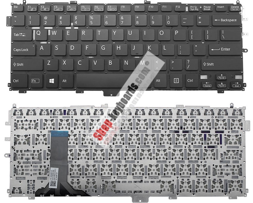 Sony 9Z.N9QBF.100 Keyboard replacement
