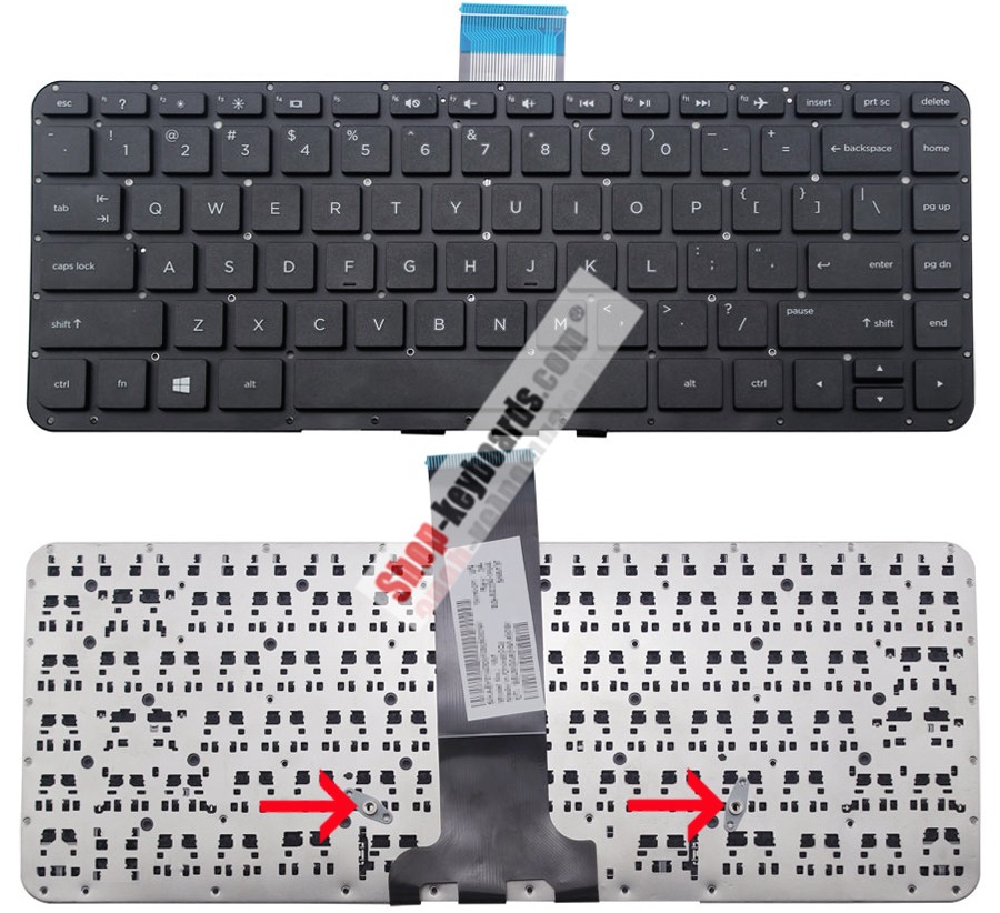 HP PAVILION X360 13-A000NL  Keyboard replacement