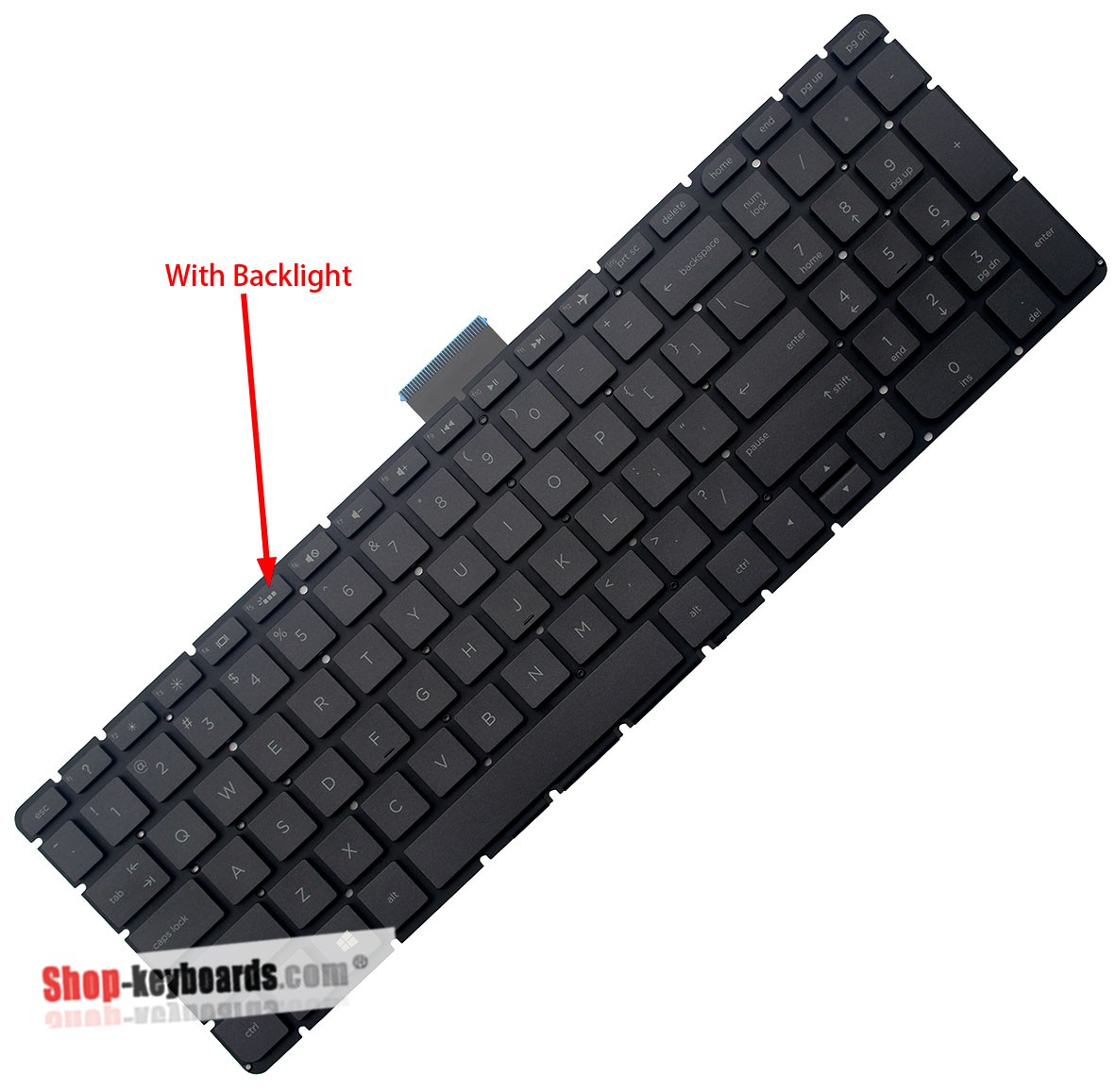 HP ENVY 17-R108NG  Keyboard replacement