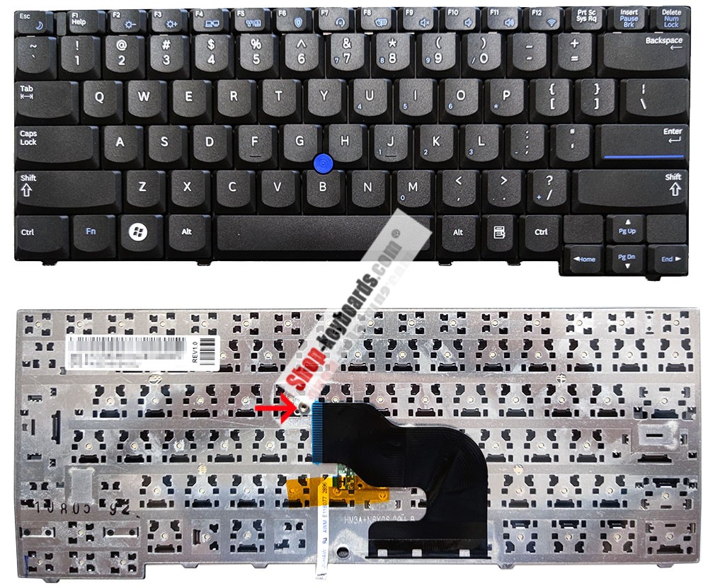 Samsung NT400B2B Keyboard replacement