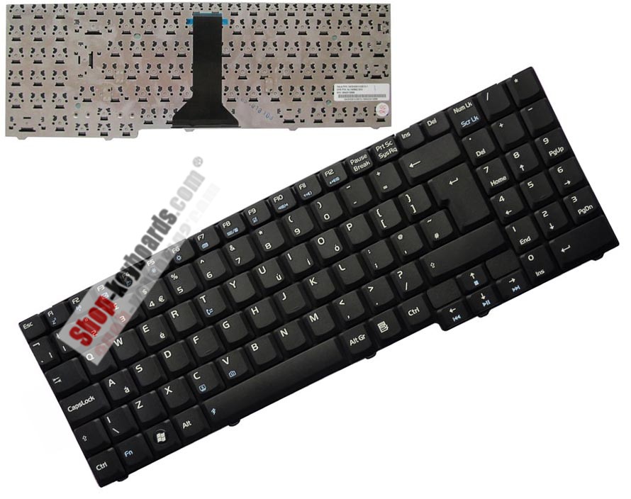 Asus MP-03756GB-5285 Keyboard replacement